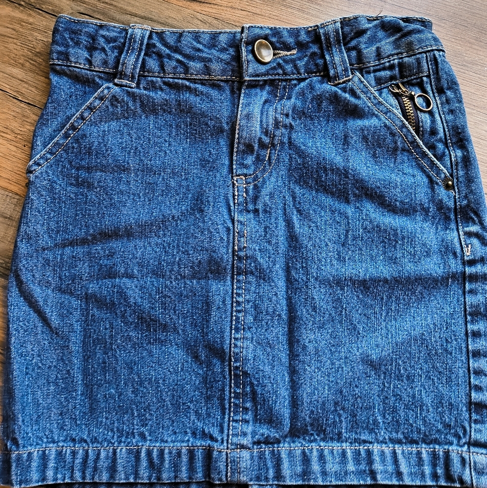 Faded Glory Blue Denim Skirt for Kids